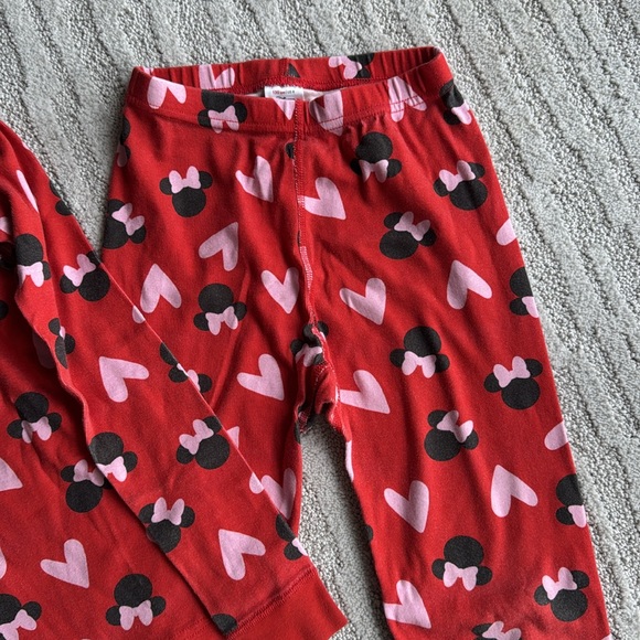 Hanna Andersson valentine’s Minnie Disney heart pajamas size 8 - Picture 3 of 4